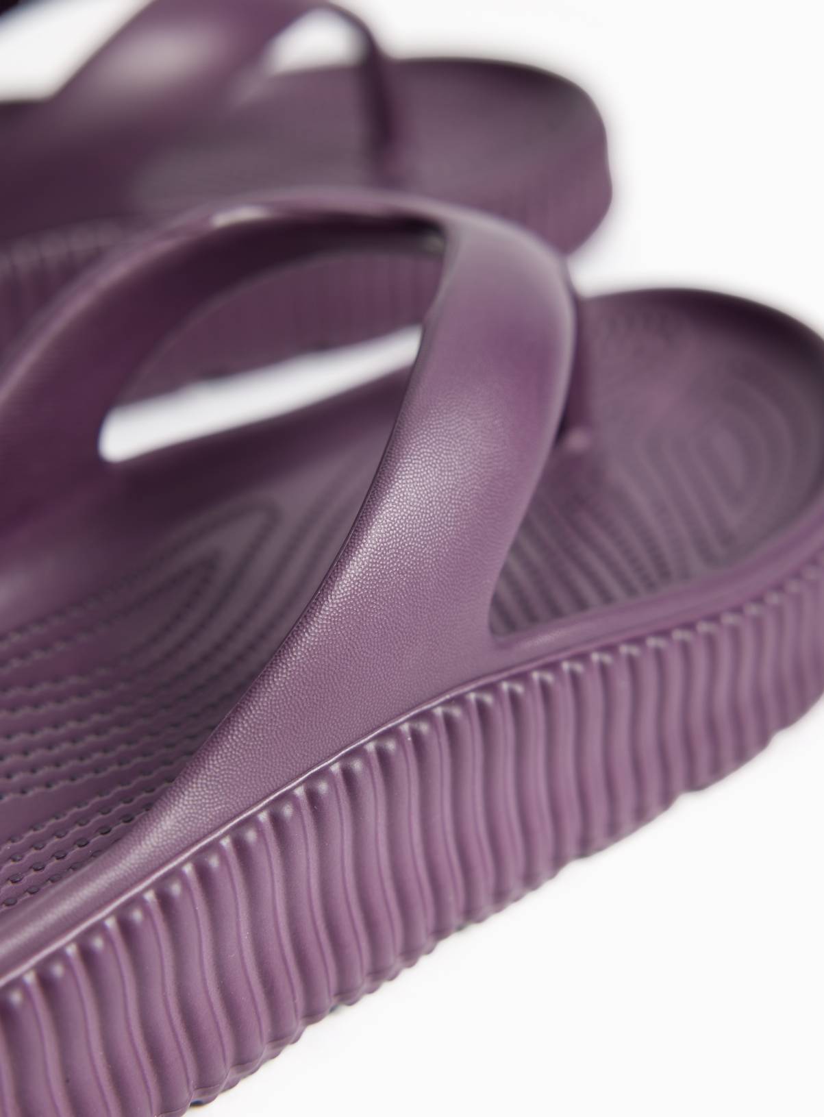 Purple Chunky EVA Flip Flops 3-4 - Image 4